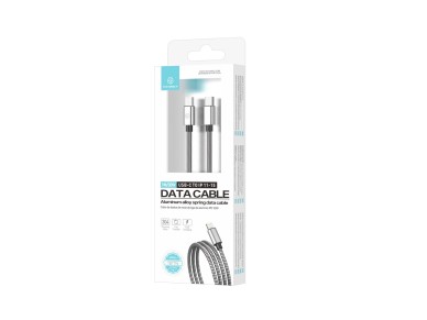 Techancy USB-C to Lightning Cable 1m TB1796, All Metal Design, Pet Resistant, 30 Watt Fast Charging