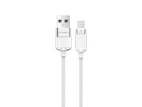 Techancy Cabo De Dados Ip 11-14/Usb 1m/3A Branco TB1780, Compat�vel Com Iphone/Ipad Carregamento R�p