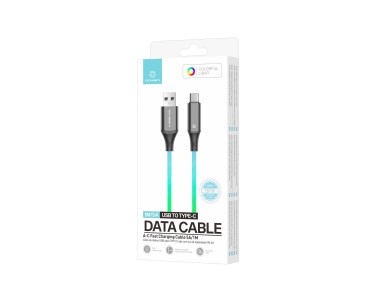 Techancy 1m Data Cable TB1799, USB-C to USB-C, RGB Lighting Effects, 27W Fast Charging. Techancy 1m Data Cable TB1799, USB-C to USB-C, RGB Lighting Effects, 27W Fast Charging.