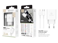 Techancy Carregador Pd 18w TA2785, Conjunto De Cabos Usb C-Lightning, Carregamento Rápido 3A, Compac Techancy Carregador Pd 18w TA2785, Conjunto De Cabos Usb C-Lightning, Carregamento Rápido 3A, Compac