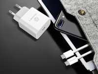 Techancy 18W PD Charger TA2786, USB-C to Lightning Cable Set, 3A Fast Charging, Compact and Portable Techancy 18W PD Charger TA2786, USB-C to Lightning Cable Set, 3A Fast Charging, Compact and Portable