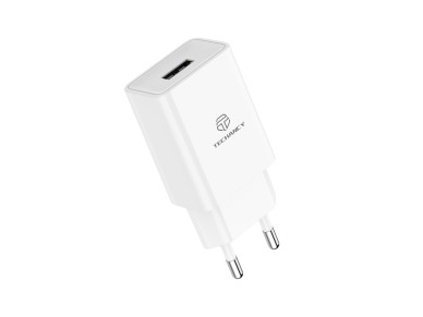 Techancy Carregador De Telem�vel Branco  TA2771, Sa�da Usb 5v-2.4a, Compat�vel Com Samsung, Huawei, 