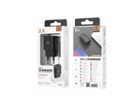 Techancy TA2790 Black 2-USB Wall Charger, 5V-2.4A Charging, 1m Lightning Cable Set, Compatible with Techancy TA2790 Black 2-USB Wall Charger, 5V-2.4A Charging, 1m Lightning Cable Set, Compatible with