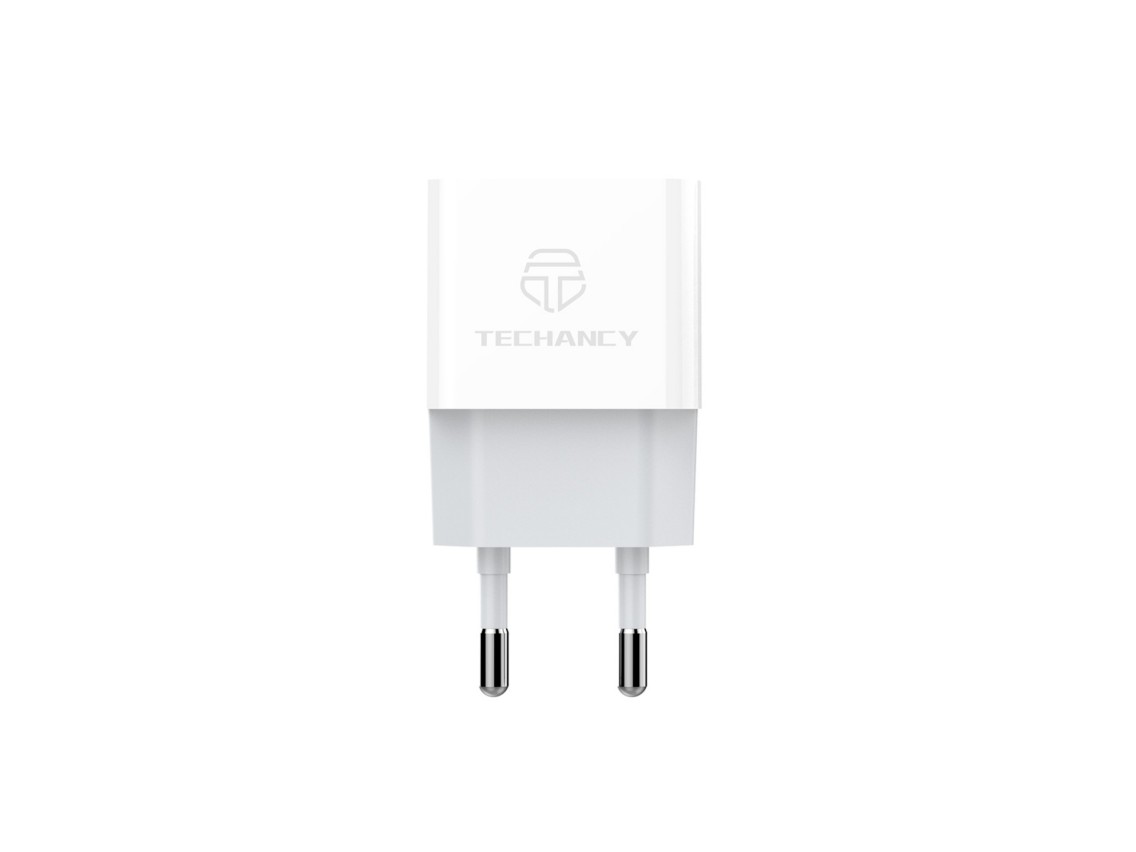 Techancy TA2776 White USB Mobile Phone Charger, 5V-1A Stable Charging Output, Compatible with Multip