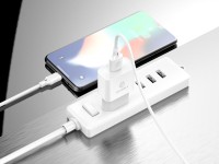 Techancy White TA2776 USB Mobile Phone Charger, Stable Charging 5V-1A With 1m USB-Lightning Cable Se Techancy White TA2776 USB Mobile Phone Charger, Stable Charging 5V-1A With 1m USB-Lightning Cable Se