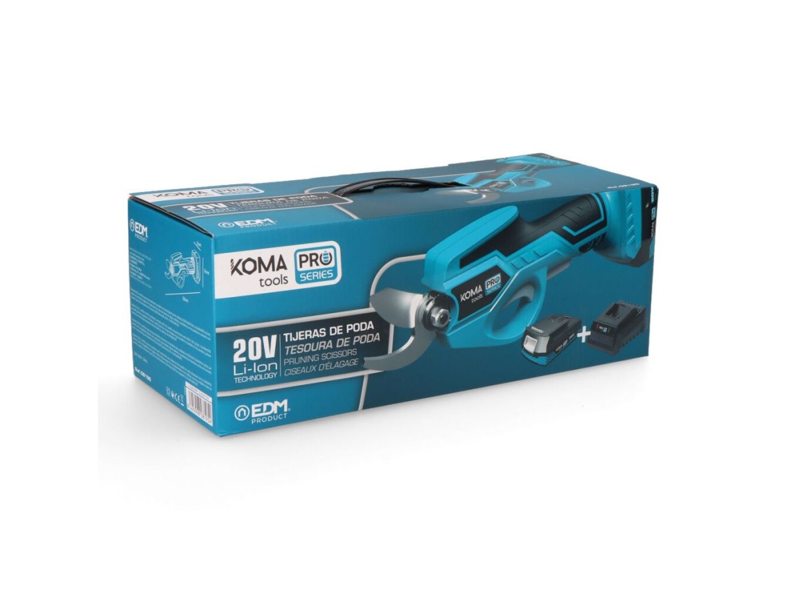 Kit tijera poda 20 v con batería y cargador