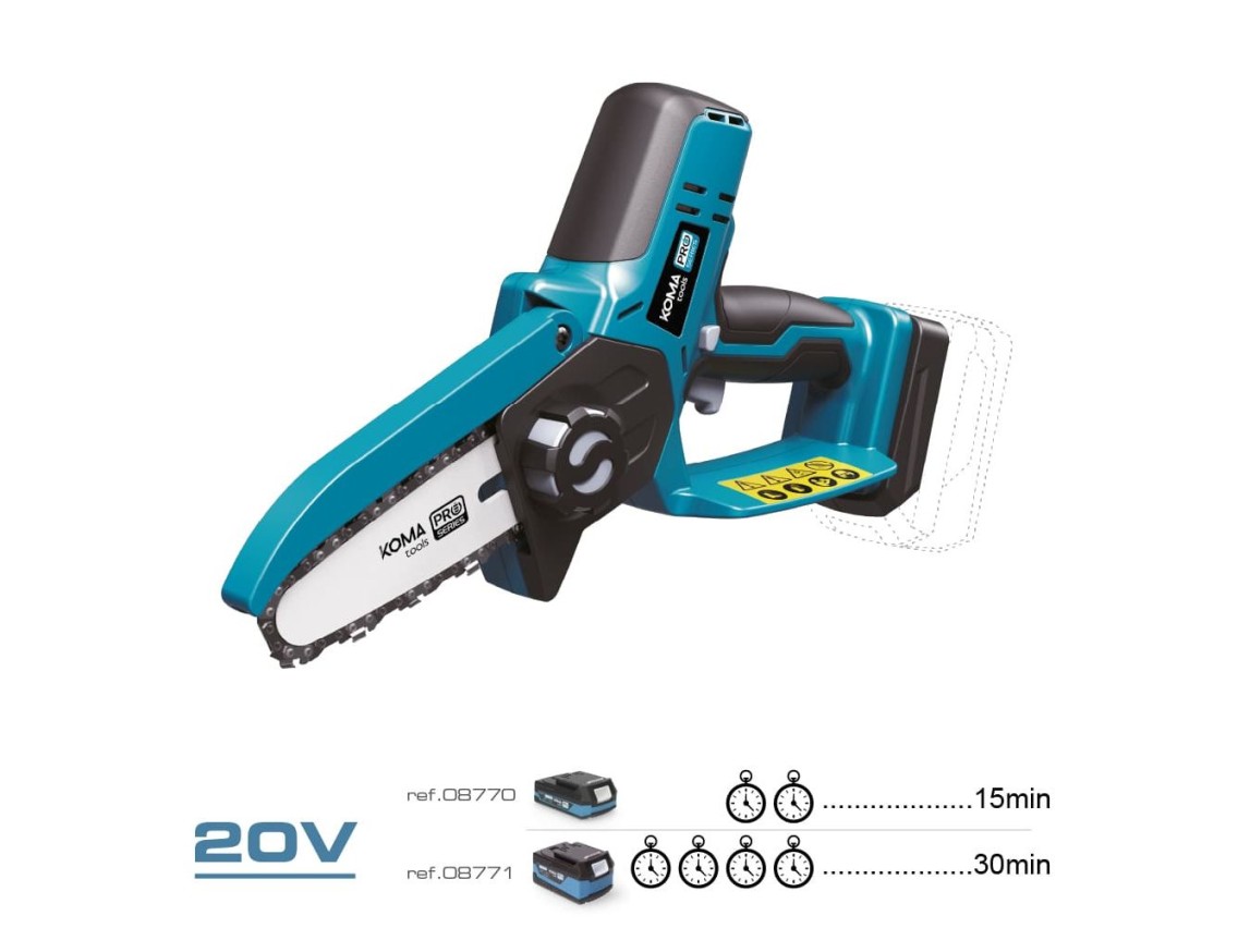 Mini motosserra 20 v