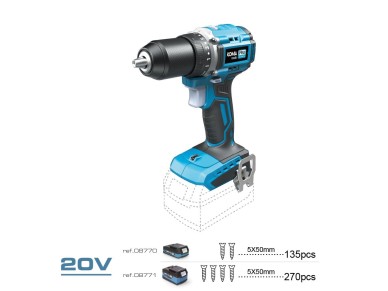 Compact brushless drill driver 20 v