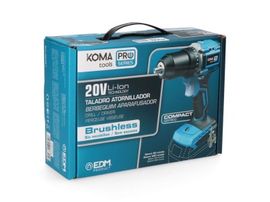 Compact brushless drill driver 20 v
