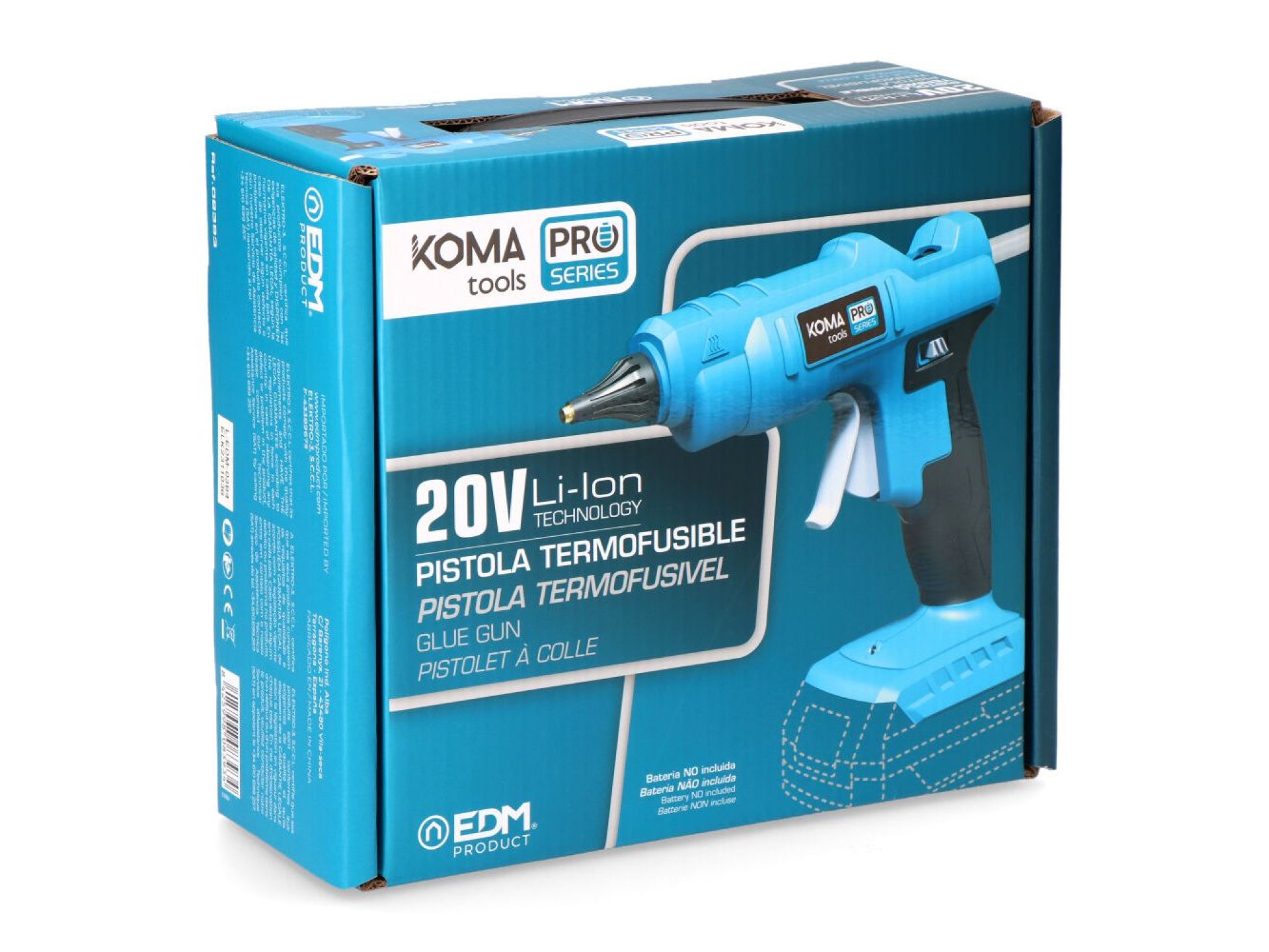 Pistola termofusible 20 v barra de silicona de ø11 mm