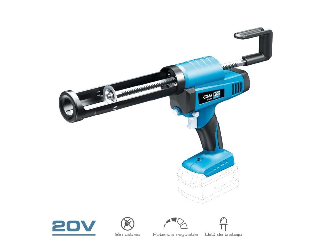 Pistola de silicona 20 v