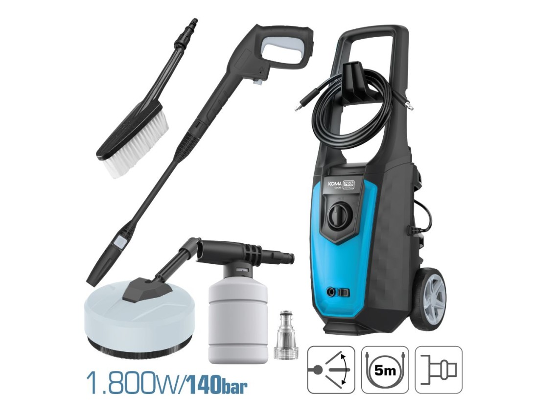 Hidrolimpiadora 1.800 w 150 bar