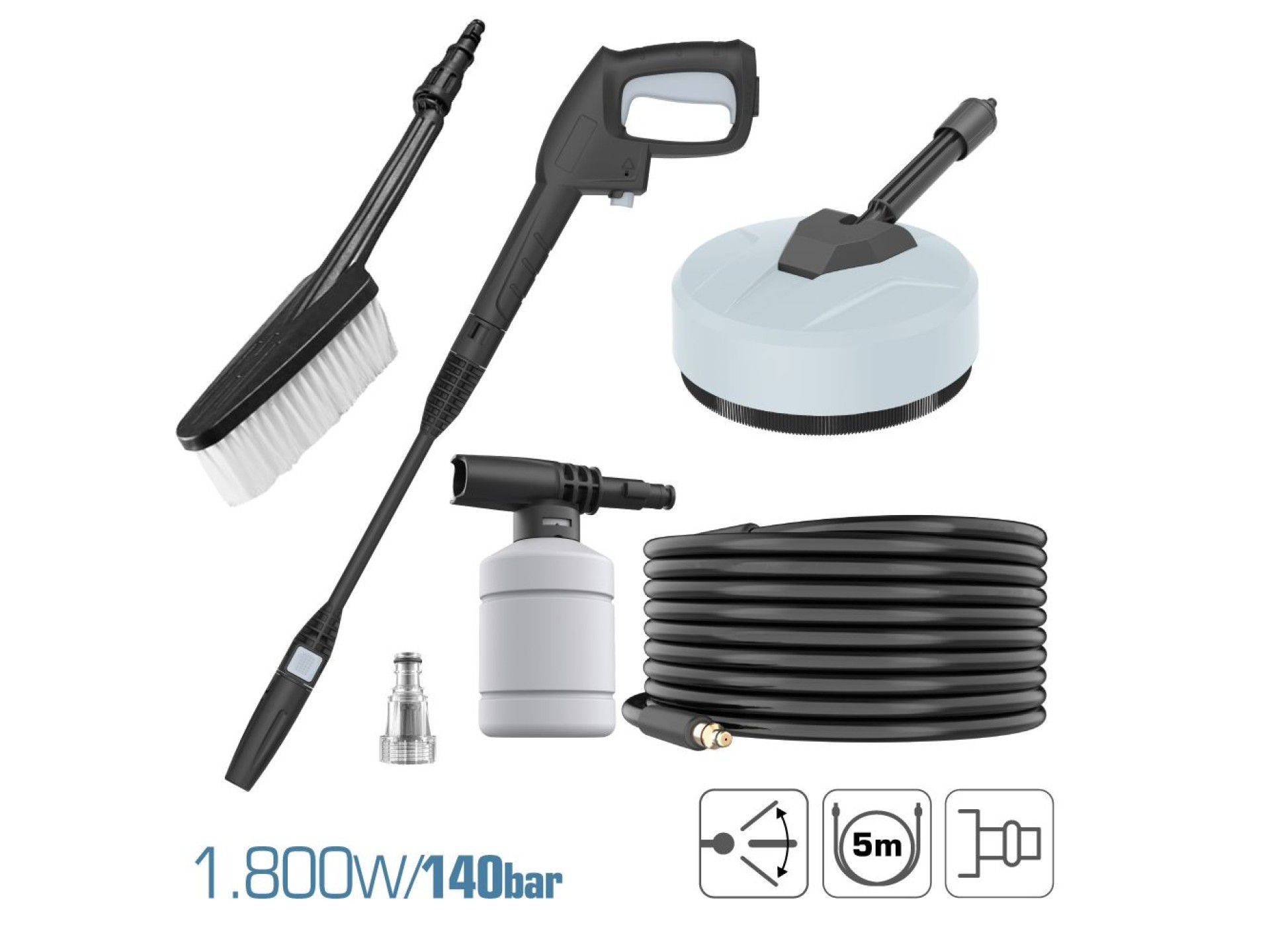 Hidrolimpiadora 1.800 w 150 bar