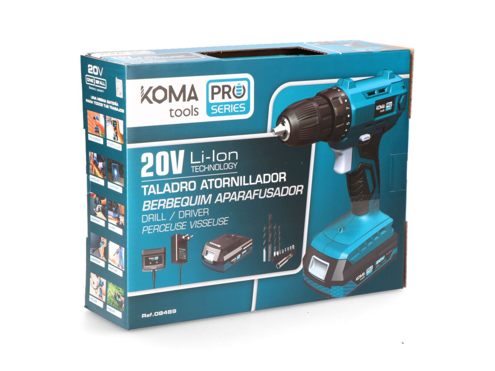 Kit maletín atornilhador 20 v