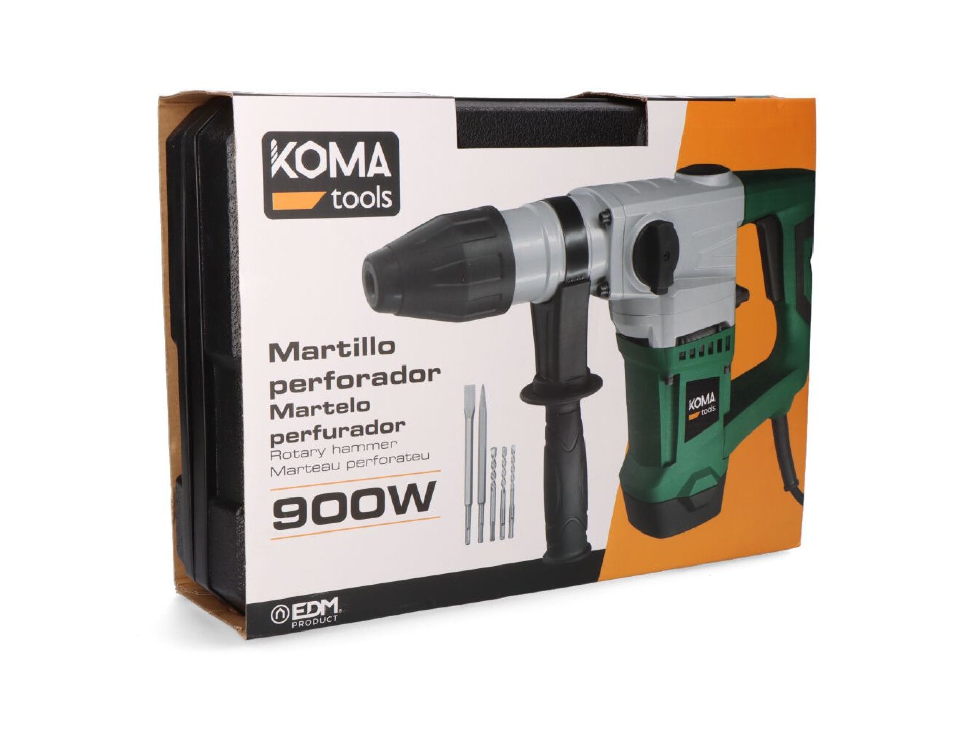 Martelo percutor com caixa, 900 w