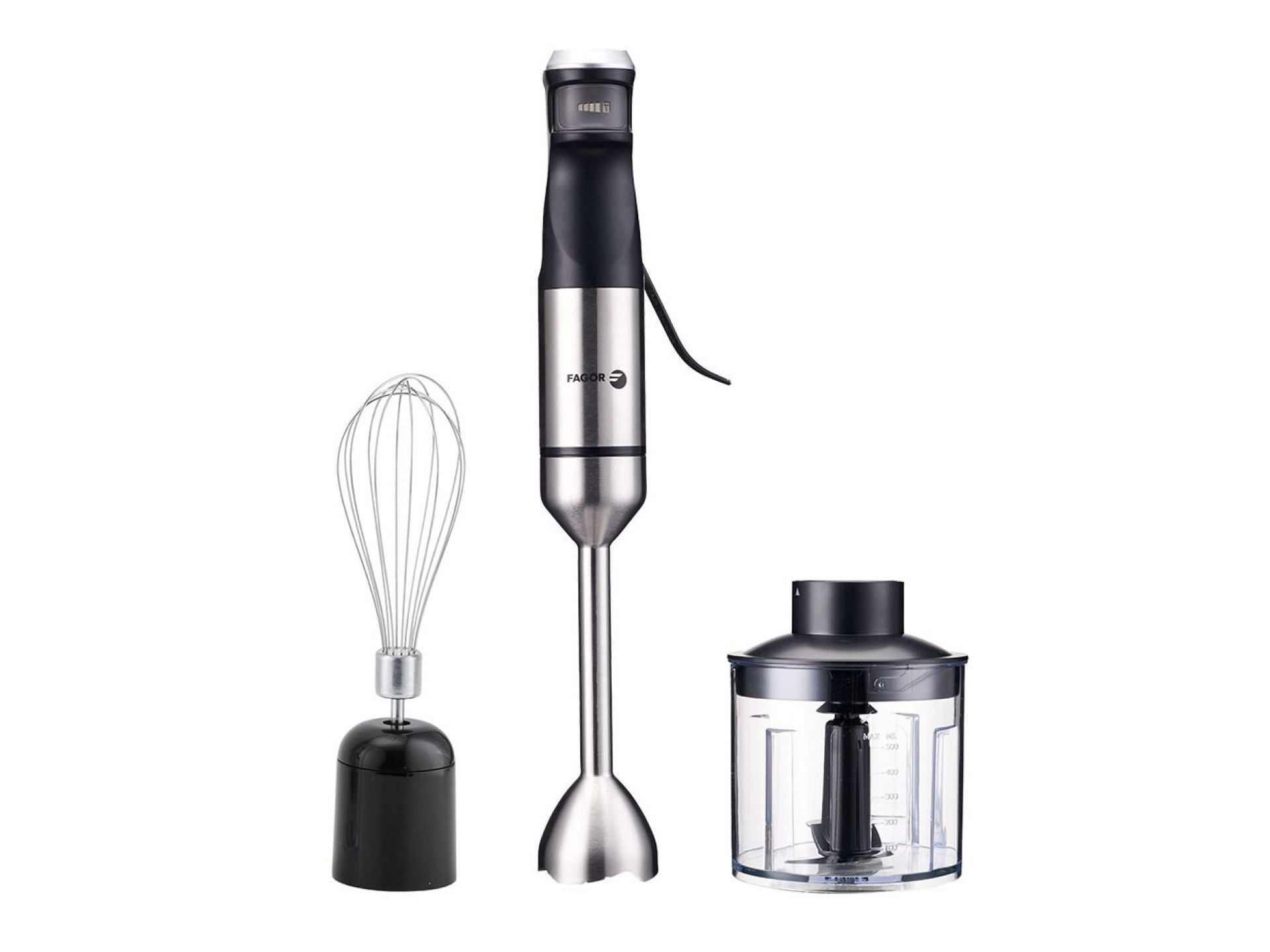 Batidora de mano divamix steel 1500 w con accesorios