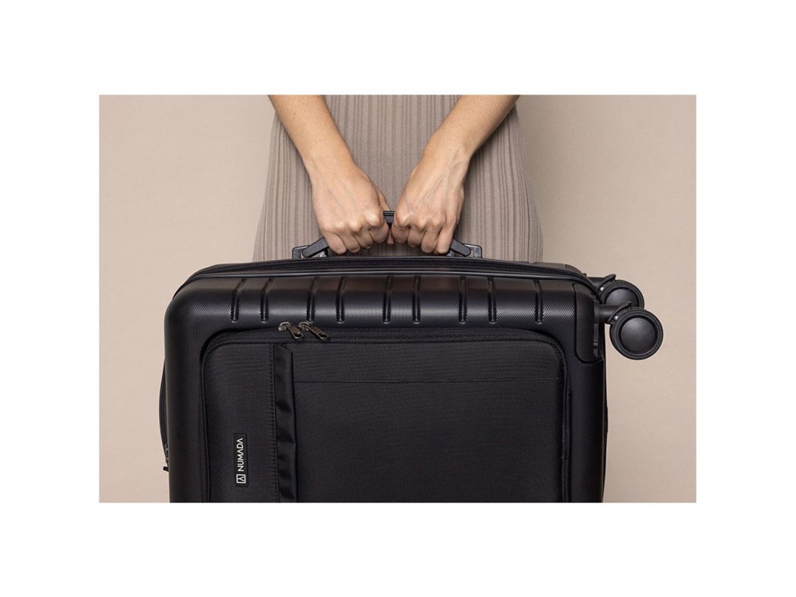 Maleta 38l de cabina t21 negra rigida business 55x35,5x23,5cm 1200608 numada