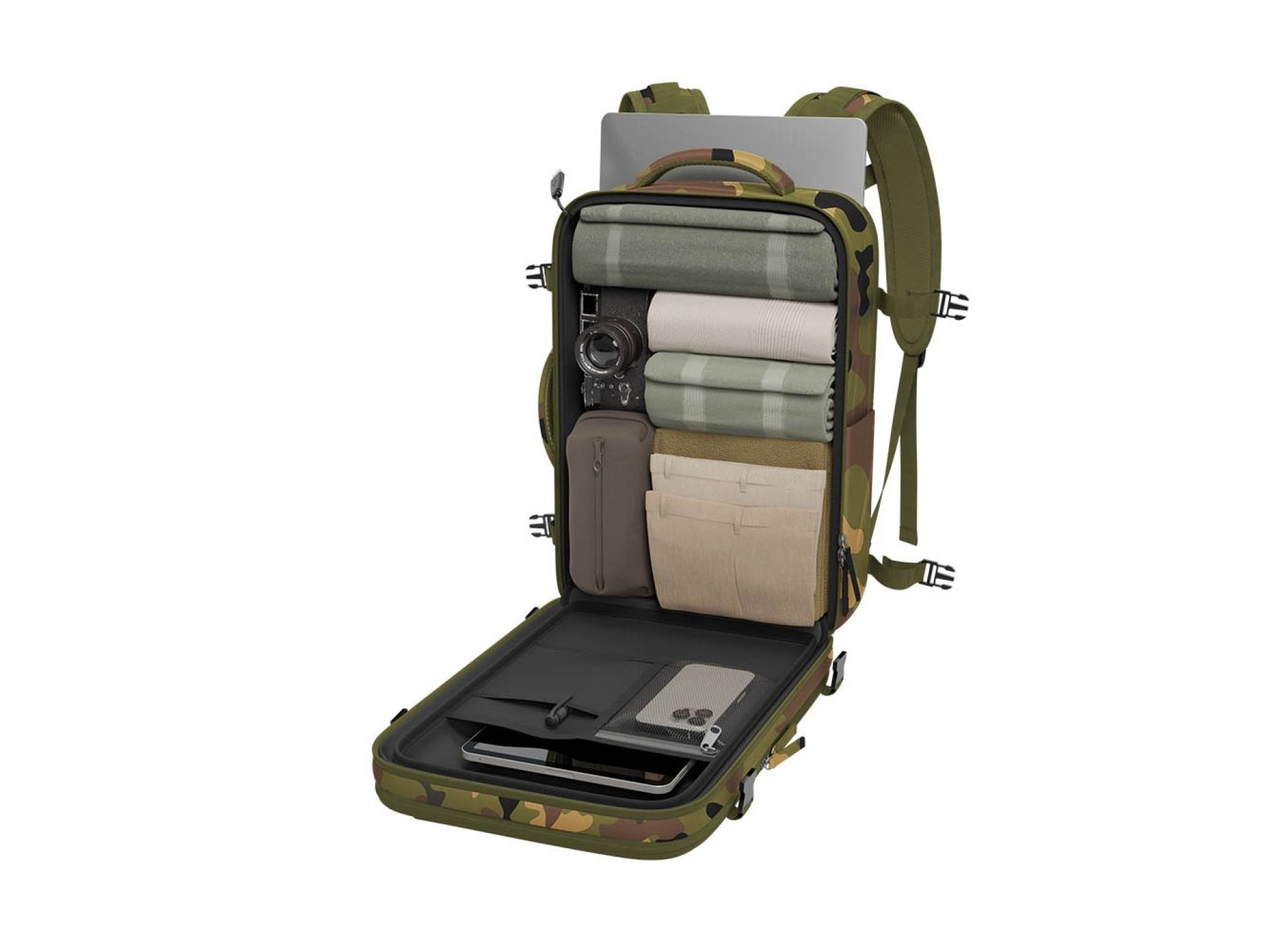 Mochila de 20 l explorer backpack b40 40 x 25 x 20 cm. estampado camuflaje