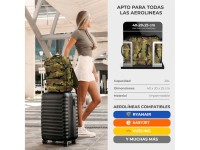 Mochila de 20 l explorer backpack b40 40 x 25 x 20 cm. estampado camuflaje