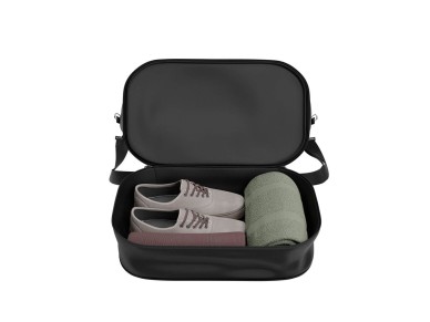 Black plane bag 25 - 35 l