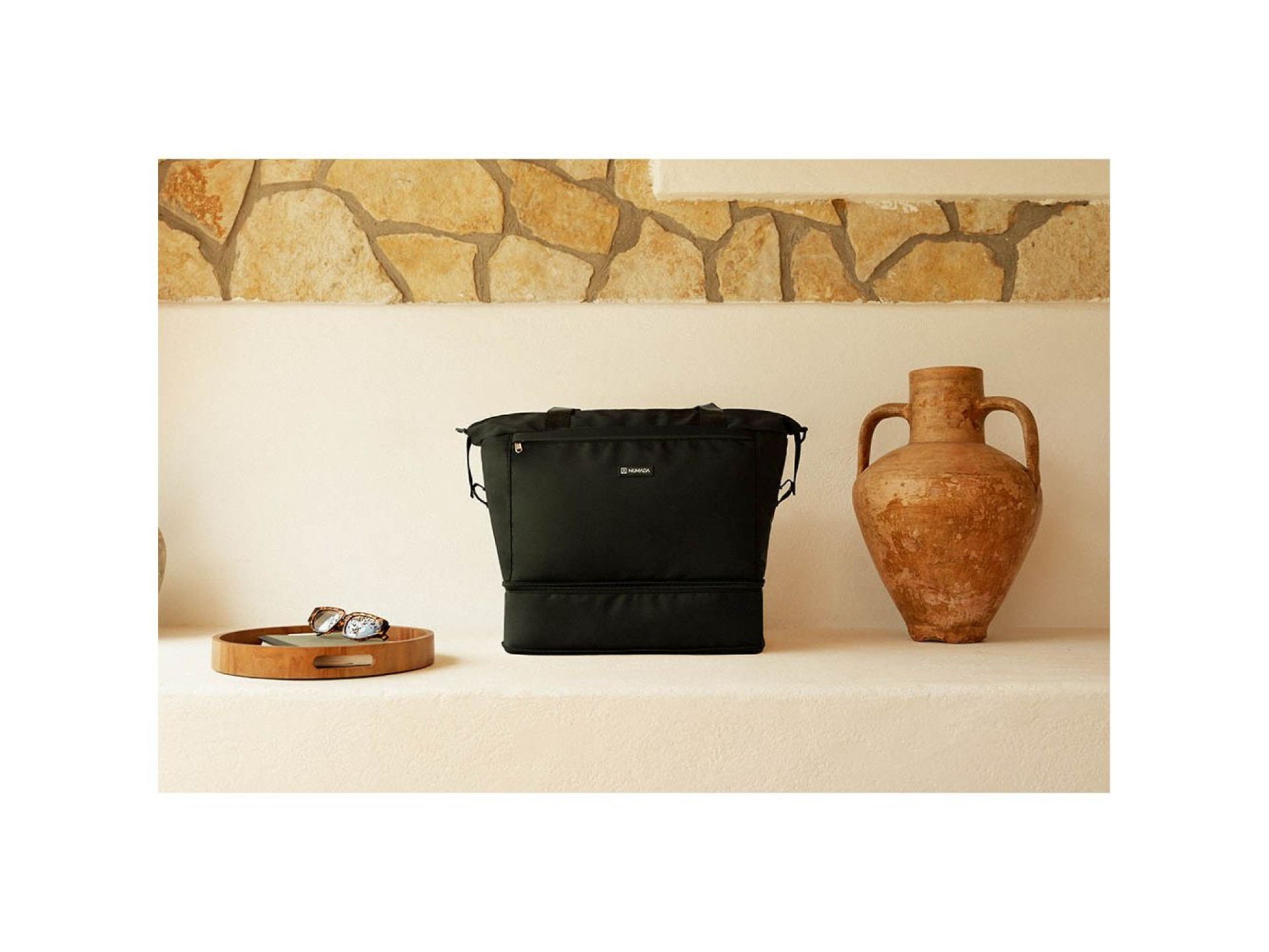 Bolsa de avion negra 25 - 35 l