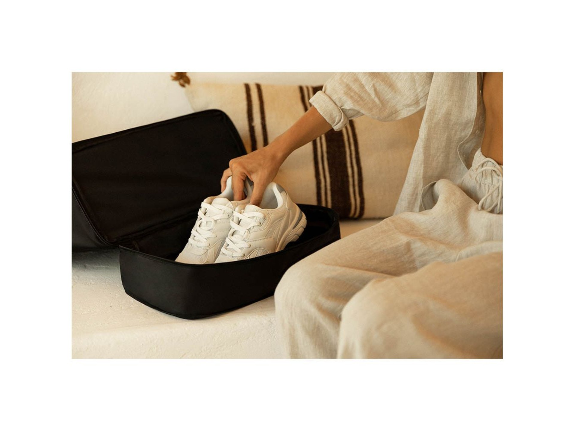 Bolsa de avion negra 25 - 35 l