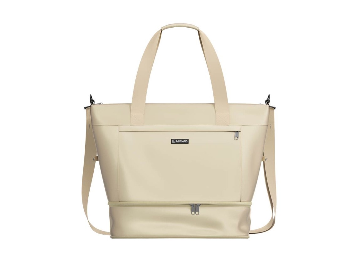 Beige plane bag 25 - 35 l
