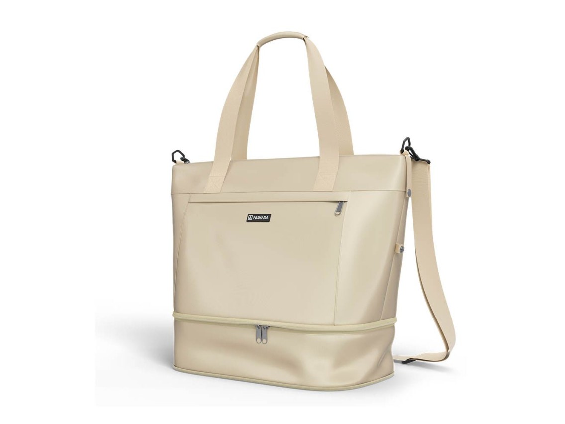Beige plane bag 25 - 35 l