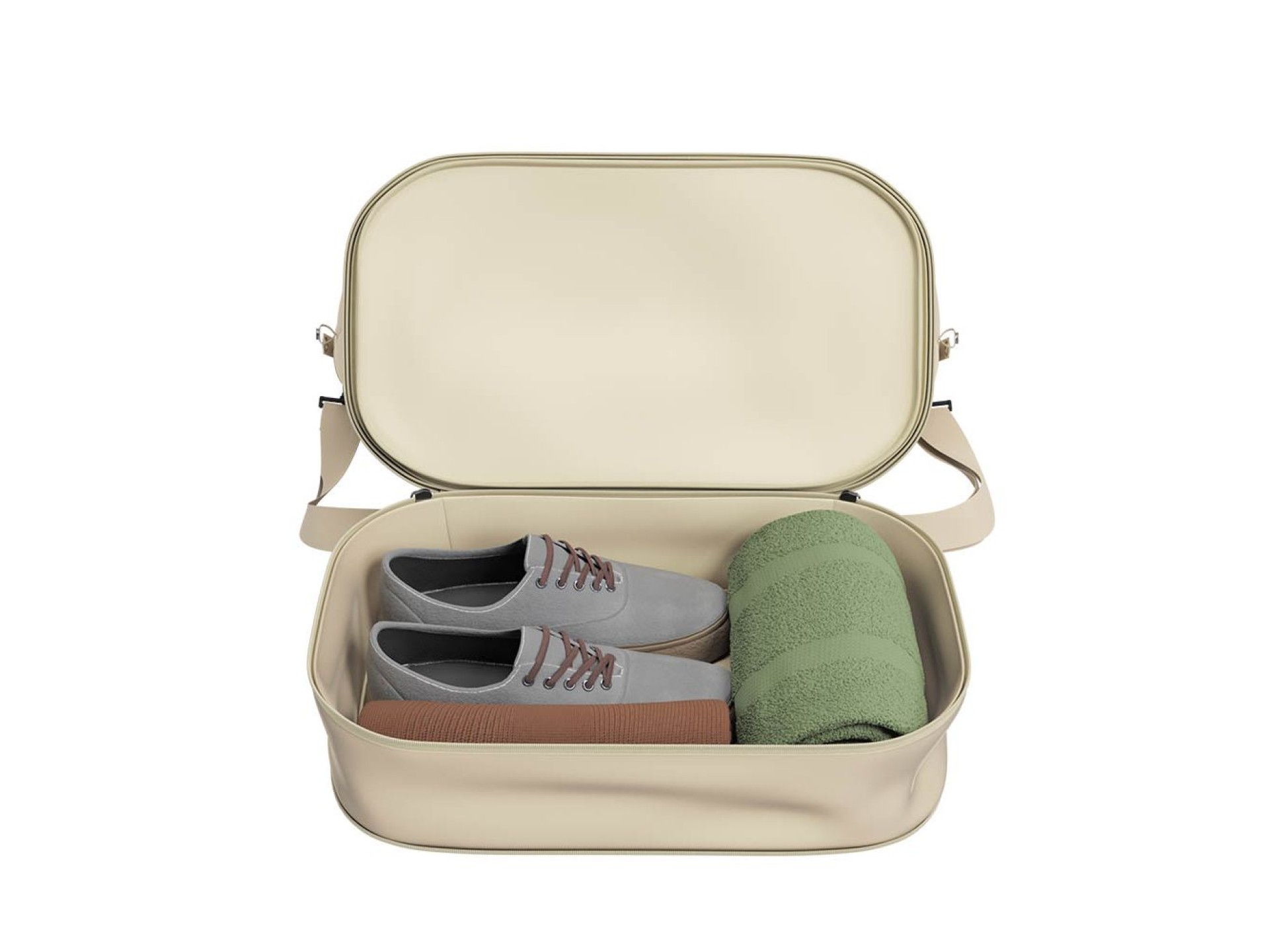 Bolsa de avion beige 25 - 35 l