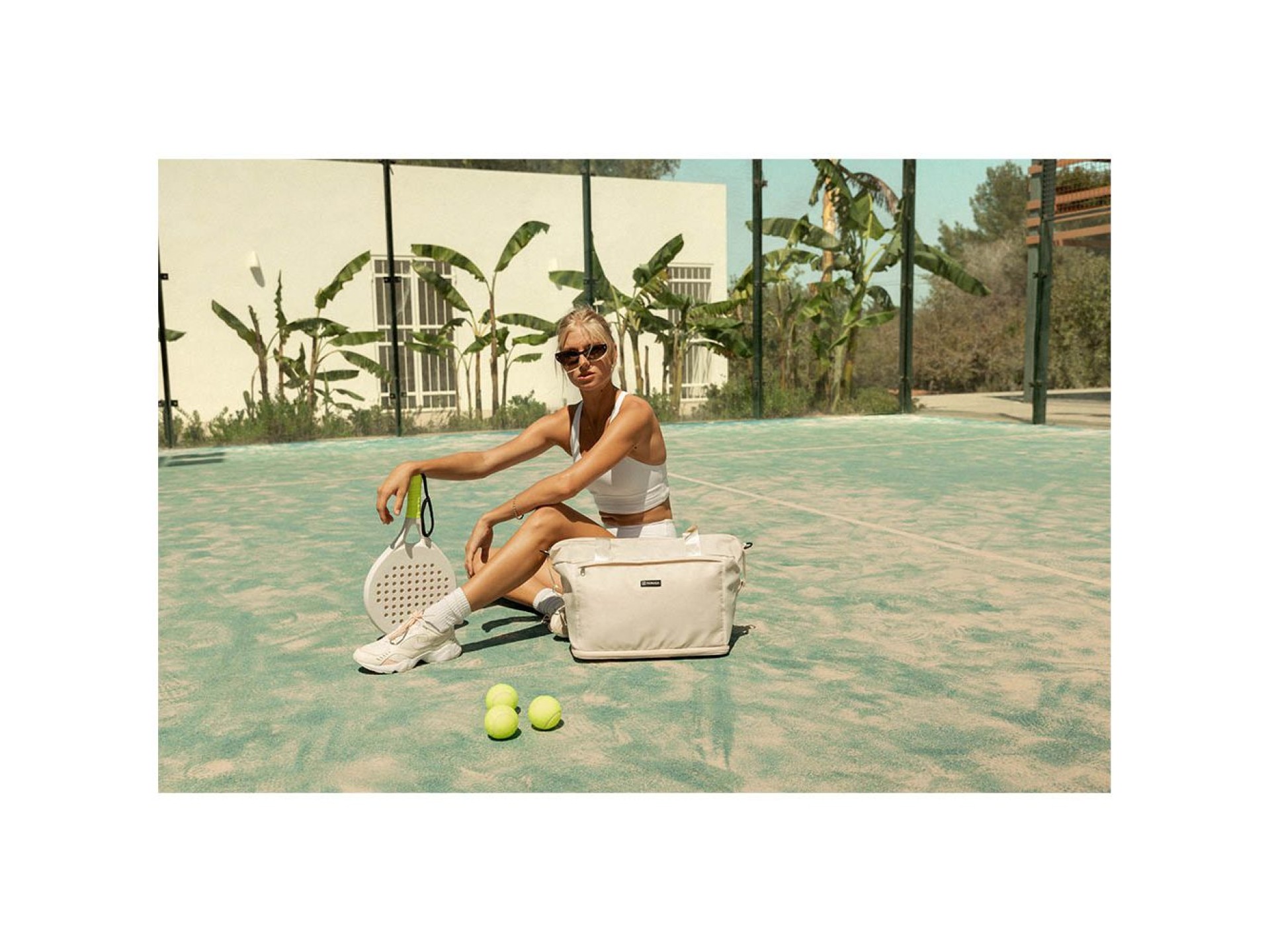 Bolsa de avion beige 25 - 35 l