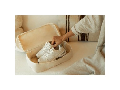 Bolsa de avion beige 25 - 35 l