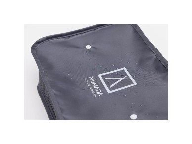 Dark grey suitcase organizer. 8 pieces