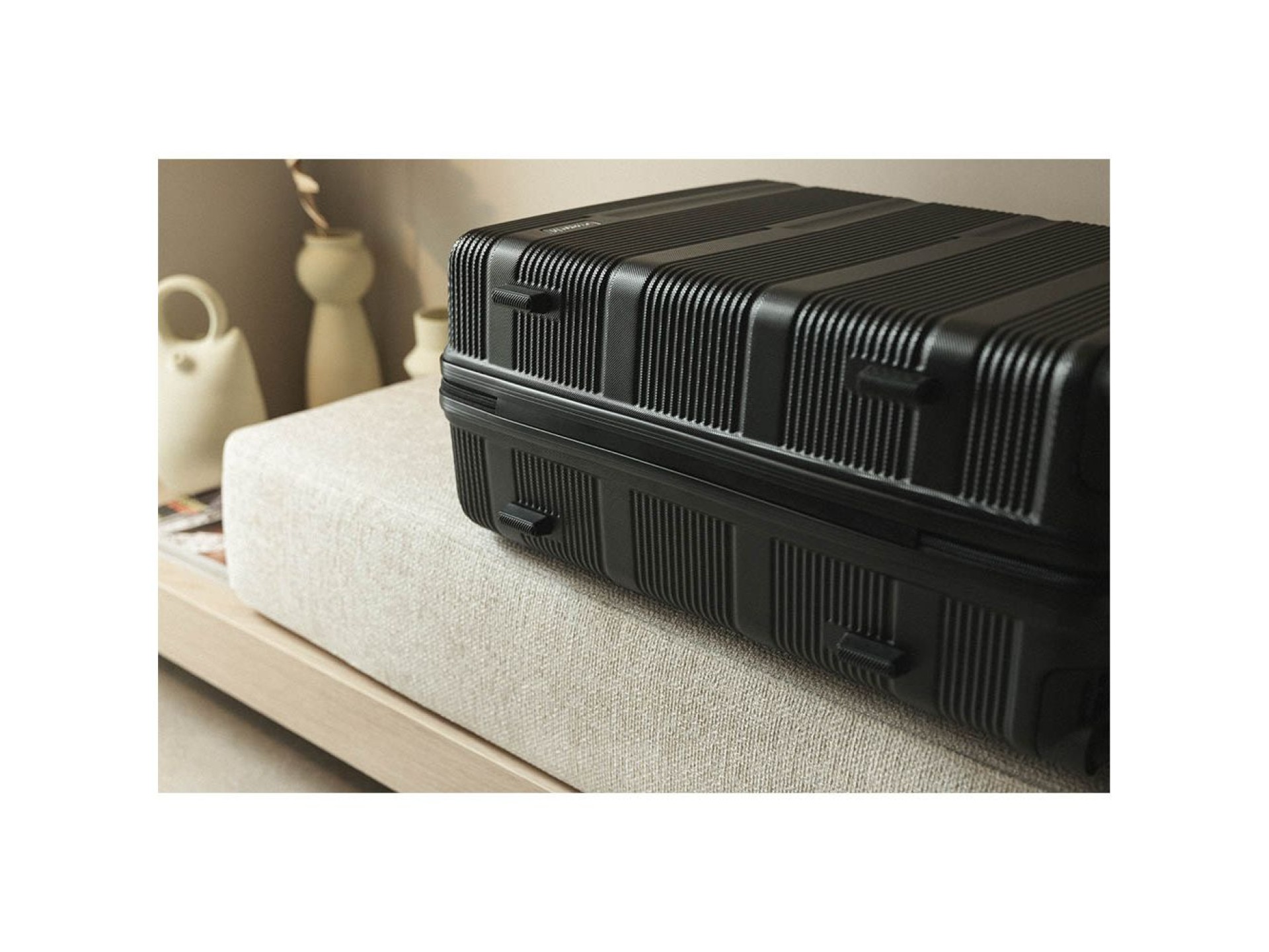 Set de maletas 3 piezas negro, 12", 20" y 24"