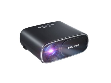 Proyector LED BlitzWolf BW-V4 1080p, Wi-Fi + Bluetooth (negro)