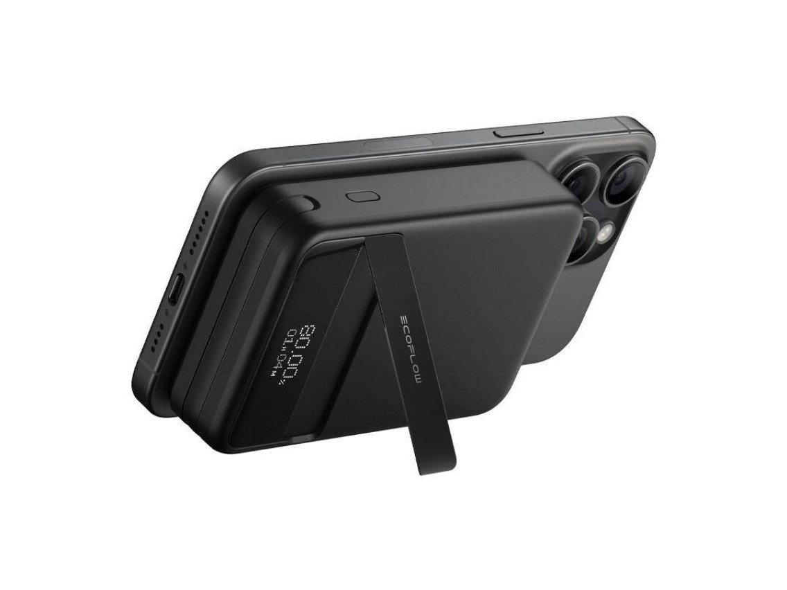Banco de energ�a magn�tico EcoFlow RAPID, 10000 mAh, (negro).