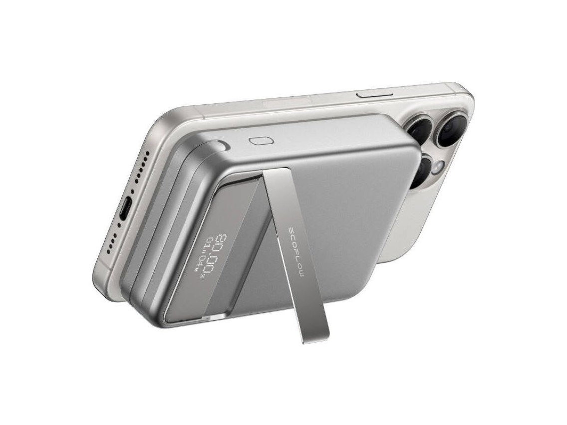 Banco de energ�a magn�tico EcoFlow RAPID, 10000 mAh, (plateado).