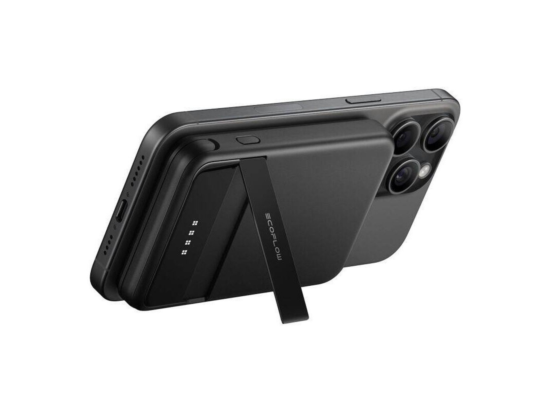 Banco de energía magnético EcoFlow RAPID, 5000 mAh, (negro).