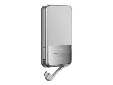 EcoFlow RAPID magnetic powerbank, 5000mAh, (silver). EcoFlow RAPID magnetic powerbank, 5000mAh, (silver).