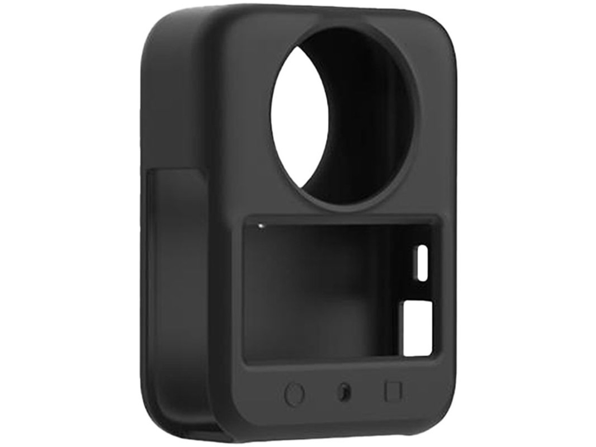 Capa de lente de silicone PULUZ para DJI Osmo 360 (Preta)