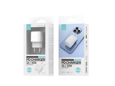Techancy 30w Usb C Pd Charger White TA2811, Adapt Pd Fast Charging Cable, Compatible with Android/Ap Techancy 30w Usb C Pd Charger White TA2811, Adapt Pd Fast Charging Cable, Compatible with Android/Ap