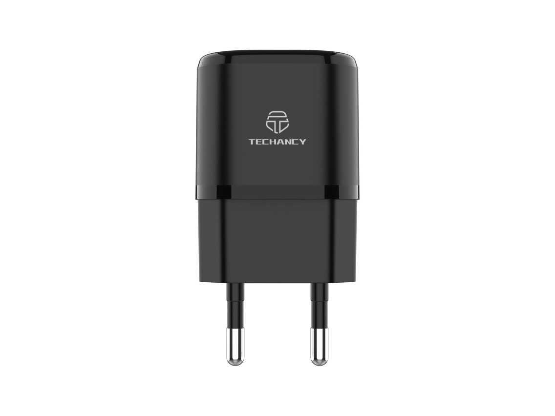 Techancy Carregador Pd 30w Usb C Preto TA2811, Cabo De Carregamento Rápido Adapt Pd, Compatível Com