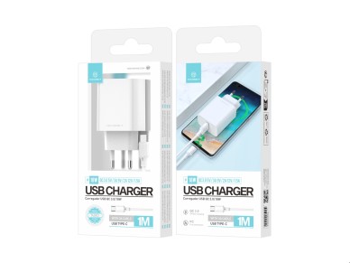 Cargador Techancy QC3.0 de 18 W, blanco TA2803, kit de cable USB tipo C 3.0 A, compatible con Samsun Cargador Techancy QC3.0 de 18 W, blanco TA2803, kit de cable USB tipo C 3.0 A, compatible con Samsun