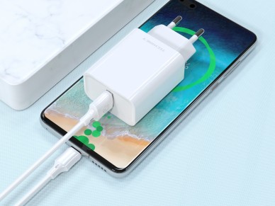 Techancy Qc3.0 Charger 18w White TA2803, Usb Type-C 3.0a Cable Kit, Compatible With Samsung, Xiaomi, Techancy Qc3.0 Charger 18w White TA2803, Usb Type-C 3.0a Cable Kit, Compatible With Samsung, Xiaomi,