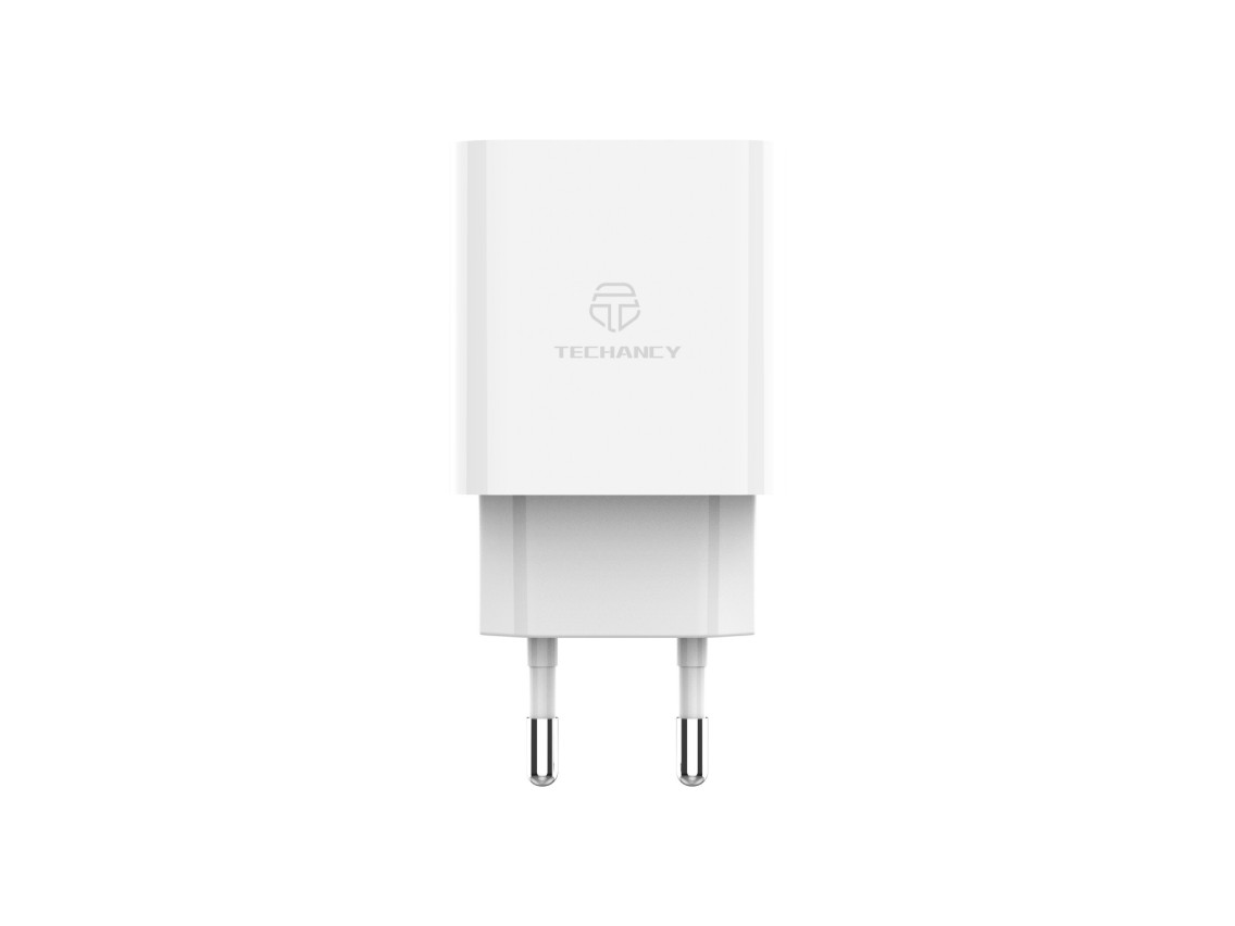 Techancy Carregador De Sa�da Usb-C 33w  TA2814, Carregamento R�pido PD3.0, Compat�vel Com V�rios Sma