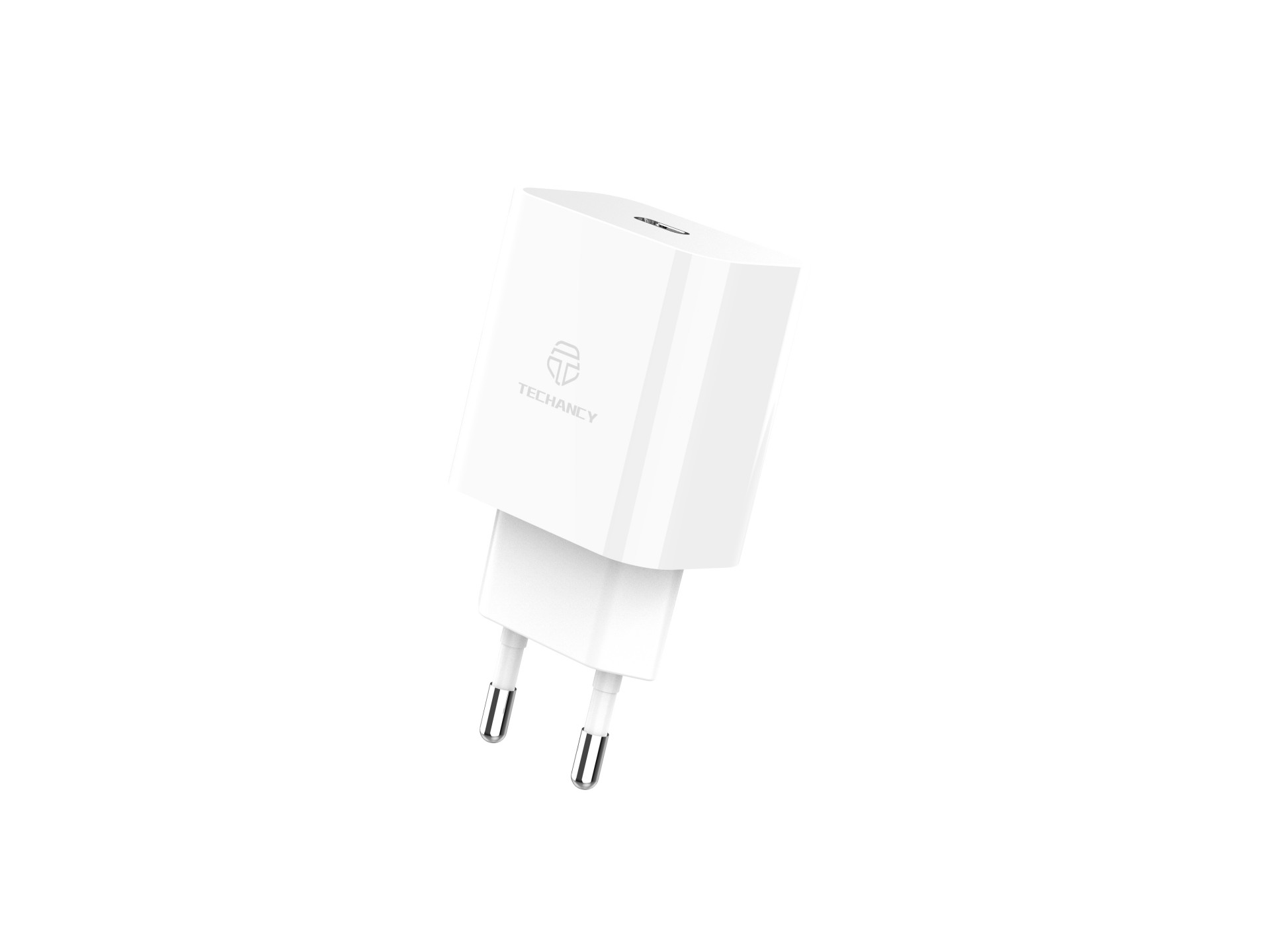 Techancy Carregador De Saída Usb-C 33w TA2814, Carregamento Rápido PD3.0, Compatível Com Vários Sma