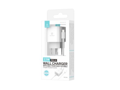 Techancy Carregador 33w Branco TA2814, Com Cabo Type-C Para Lightning 1m/30w Pd De Carregamento Rápi Techancy Carregador 33w Branco TA2814, Com Cabo Type-C Para Lightning 1m/30w Pd De Carregamento Rápi