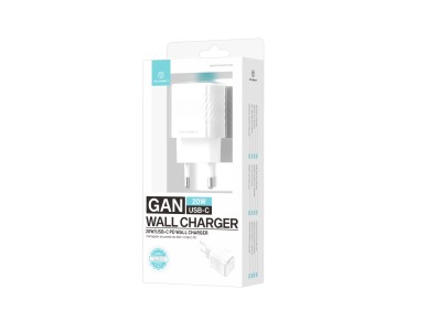 Techancy 20W White TA2815 Mobile Phone Charger, USB-C PD Fast Charging, Built-in GaN Smart Chip Techancy 20W White TA2815 Mobile Phone Charger, USB-C PD Fast Charging, Built-in GaN Smart Chip