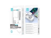 Techancy 20W White TA2815 Mobile Phone Charger, USB-C PD Fast Charging, Built-in GaN Smart Chip Techancy 20W White TA2815 Mobile Phone Charger, USB-C PD Fast Charging, Built-in GaN Smart Chip