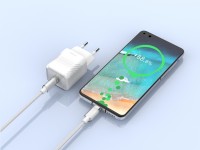 Techancy Carregador De Telemóvel De 20 W Branco TA2816, Carregamento Rápido Usb-C Pd Gan, Conjunto D Techancy Carregador De Telemóvel De 20 W Branco TA2816, Carregamento Rápido Usb-C Pd Gan, Conjunto D