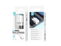 Techancy 33W USB-C PD Wall Charger White TA2817, Dual Port A+C Fast Charging Adapter for GaN.